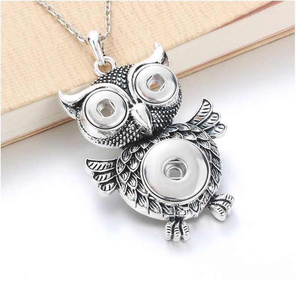 boom life new owl pendant necklace jewelry rhinestone women 18mm 12mm snap button necklace with 60cm chain for gi bbytbq, Silver
boom life new owl pendant necklace jewelry rhinestone women 18mm 12mm snap button necklace with 60cm chain for gi bbytbq, Silver