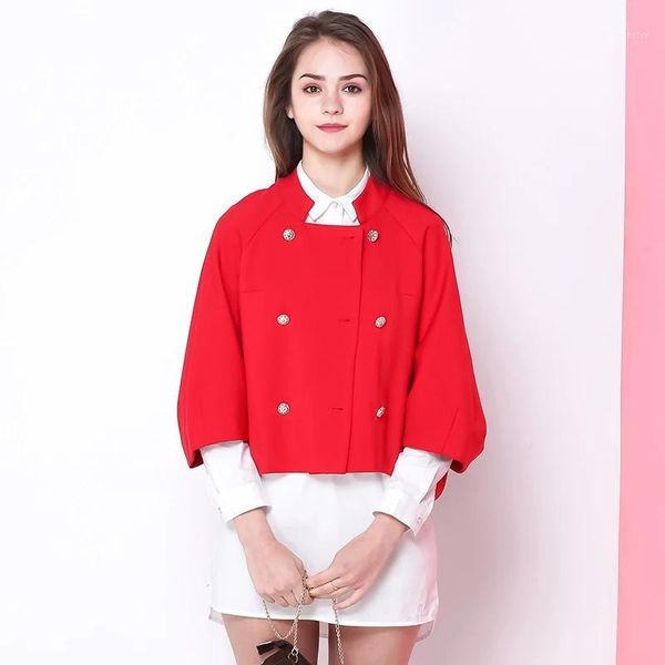 women's jackets preppy short girl coat double breasted uniform jacket women clothes lantern sleeve fashion outerwear button loose blou, Black;brown
women's jackets preppy short girl coat double breasted uniform jacket women clothes lantern sleeve fashion outerwear button loose blou, Black;brown