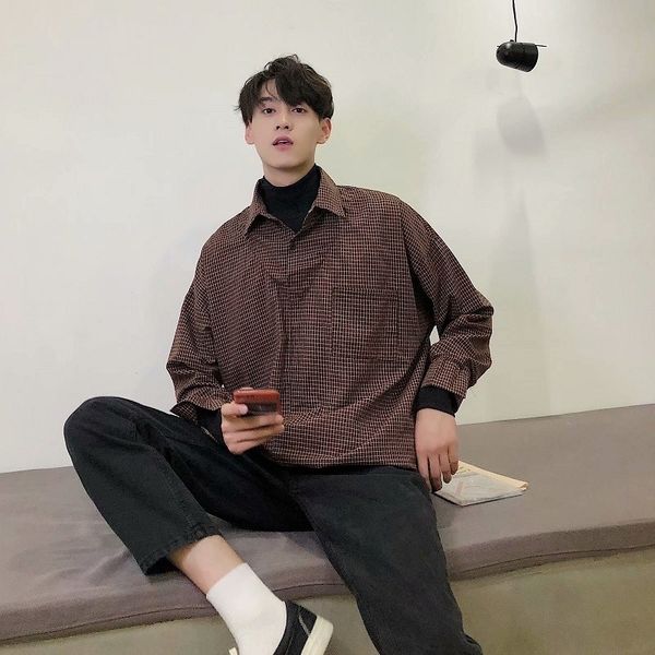 uetqy fake two korean plaid long sleeve boy ulzzang piece shirtshirt shirt loose coat bf spring coat i9uvk, Blue
uetqy fake two korean plaid long sleeve boy ulzzang piece shirtshirt shirt loose coat bf spring coat i9uvk, Blue