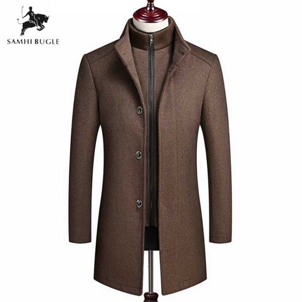 men's wool & blends mens winter coats jackets 2021 fashion high-end leisur long sections coat vest liner men plus size 4xl, Black
men's wool & blends mens winter coats jackets 2021 fashion high-end leisur long sections coat vest liner men plus size 4xl, Black