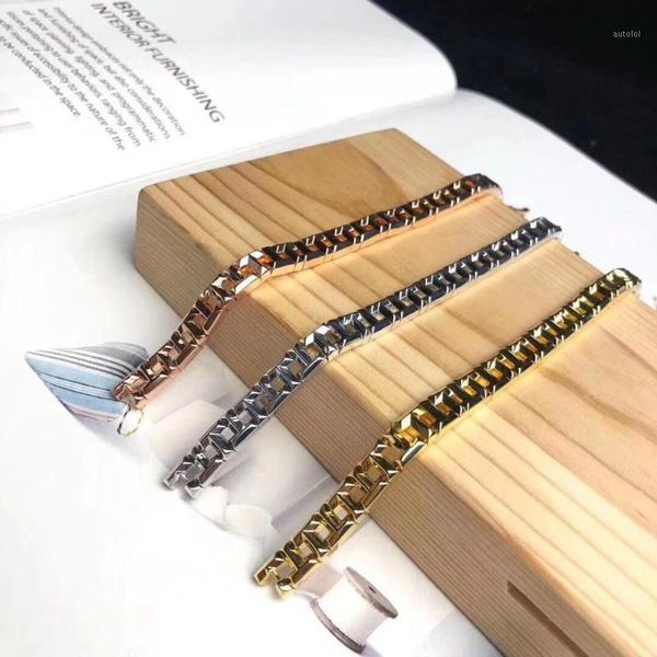 new party jewelry for women men true bracelet thick chain bracelet t female male couple name jewelry wedding gift1, Black
new party jewelry for women men true bracelet thick chain bracelet t female male couple name jewelry wedding gift1, Black