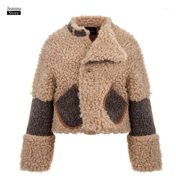 faux fur jacket winter coat women teddy furry jackets faux leather patchwork fluffy streetwear vintage elegant coats plus size1, Black
faux fur jacket winter coat women teddy furry jackets faux leather patchwork fluffy streetwear vintage elegant coats plus size1, Black
