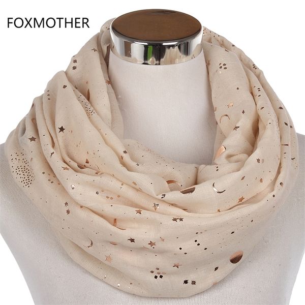 foxmother new beige pink glitter metallic foil print star moon sun circle scarf ring foulard femme shawl for womens y201007, Blue;gray
foxmother new beige pink glitter metallic foil print star moon sun circle scarf ring foulard femme shawl for womens y201007, Blue;gray