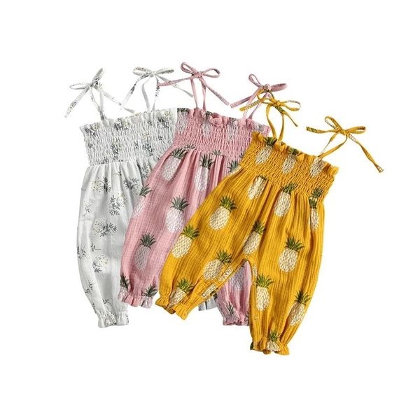 lovely infant baby girls rompers flowers print sleeveless belt long trousers jumpsuits 0-24m 3 colors, White
lovely infant baby girls rompers flowers print sleeveless belt long trousers jumpsuits 0-24m 3 colors, White