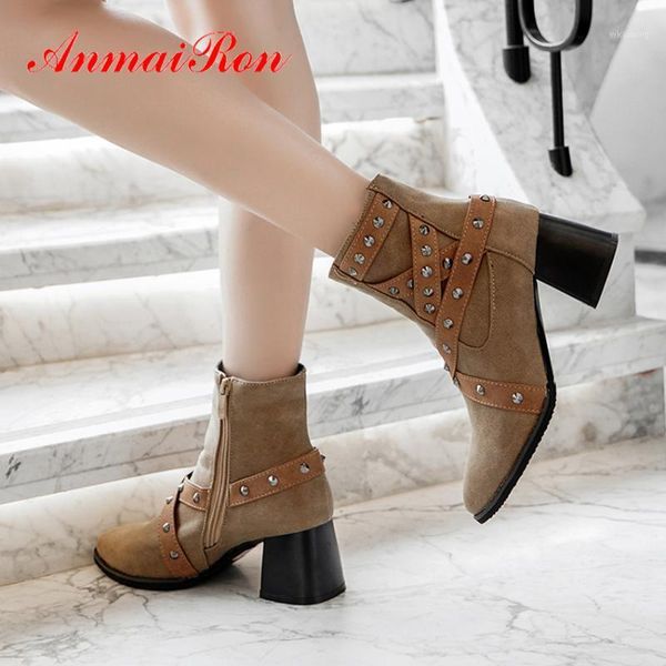 anmairon motorcycle boots pointed toe square heel women shoes high solid rubber metal decoration rivet winter boots women snow1, Black
anmairon motorcycle boots pointed toe square heel women shoes high solid rubber metal decoration rivet winter boots women snow1, Black