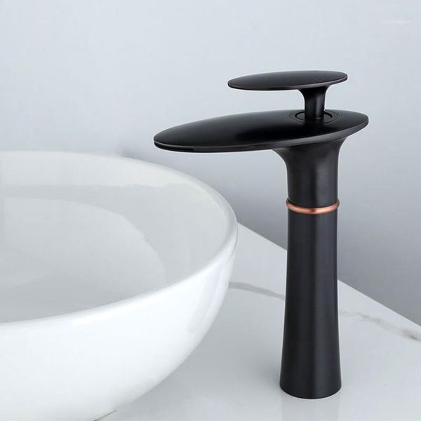 bathroom sink faucets basin waterfall faucet black oil brass single handle hole mixer tap grifo lavabo wash cold1
bathroom sink faucets basin waterfall faucet black oil brass single handle hole mixer tap grifo lavabo wash cold1