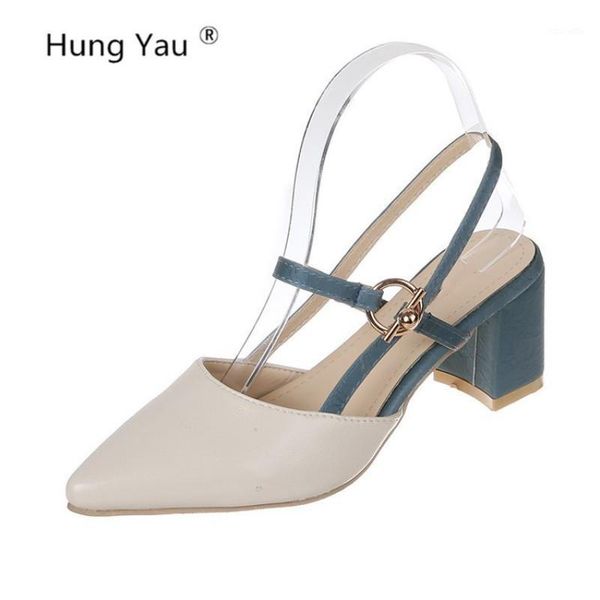 sandals women summer platform comfortable high hoof thick heel ankle strap pointed toe leather beige shoes size 35-391, Black
sandals women summer platform comfortable high hoof thick heel ankle strap pointed toe leather beige shoes size 35-391, Black