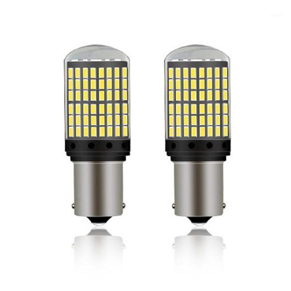 emergency lights 1156 led 2pcs ba15s p21w lamp 7440 3528 104smd canbus error turn signal light1