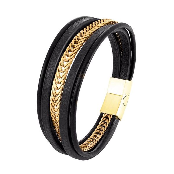 2021 luxury punk stainless steel chain combination leather bracelet multi-layer accessories personality men bracelets for men, Golden;silver
2021 luxury punk stainless steel chain combination leather bracelet multi-layer accessories personality men bracelets for men, Golden;silver