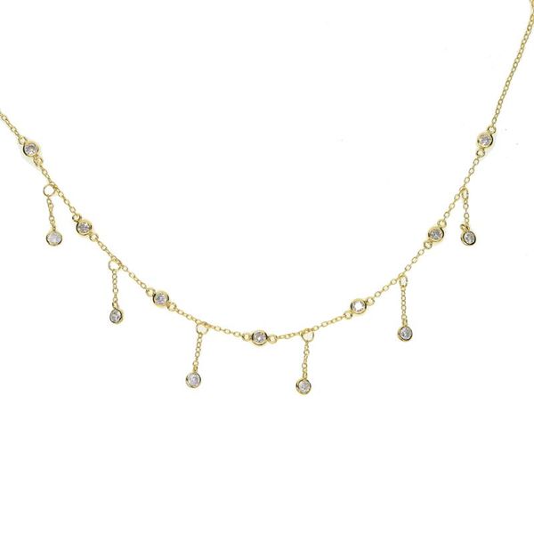 chains 2021 luxury cz drip drop charm chocker station silver color ladies jewelry short necklace for womens 33+7cm
chains 2021 luxury cz drip drop charm chocker station silver color ladies jewelry short necklace for womens 33+7cm
