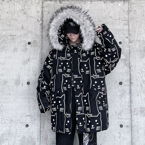зимняя куртка мужчины хлопок пальто мужчины parka graffiti black white printing parka мужская одежда, Black;brown
зимняя куртка мужчины хлопок пальто мужчины parka graffiti black white printing parka мужская одежда, Black;brown