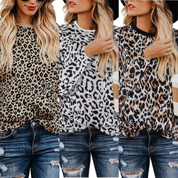 ozhim women's autumn new women's coat print leopard round neck long sleeve t-shirt autumn new leopard coat t-shirt print 2019 2019, White
ozhim women's autumn new women's coat print leopard round neck long sleeve t-shirt autumn new leopard coat t-shirt print 2019 2019, White
