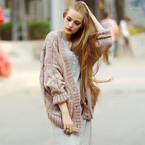 2020 new outdoor winter sweater korean loose twist ladies mid-length sweater coat1, White
2020 new outdoor winter sweater korean loose twist ladies mid-length sweater coat1, White