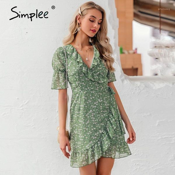 simplee v-neck women floral dress bohemian ruffled asymmetric holiday short sleeve sundress summer beach ladies mini dress1, Black;gray
simplee v-neck women floral dress bohemian ruffled asymmetric holiday short sleeve sundress summer beach ladies mini dress1, Black;gray
