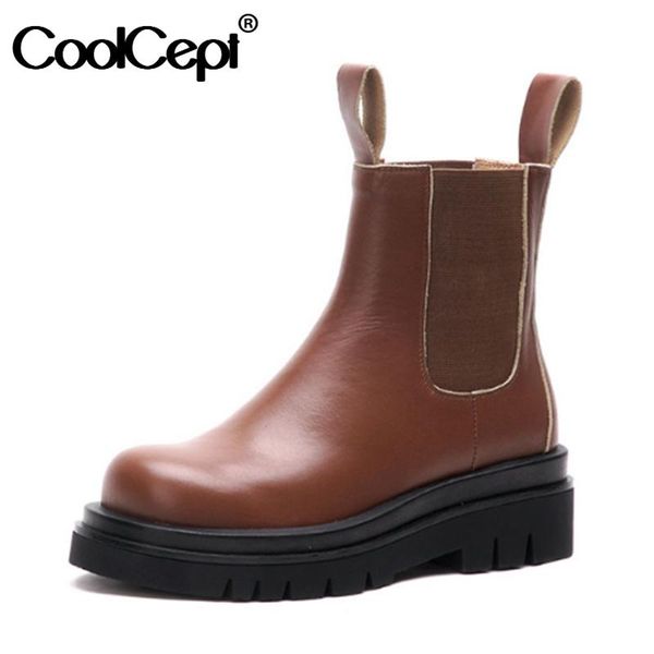 boots coolcept real leather women ankle trifle flats slip on shoes round toe winter warm fashion footwear size 34-39, Black
boots coolcept real leather women ankle trifle flats slip on shoes round toe winter warm fashion footwear size 34-39, Black