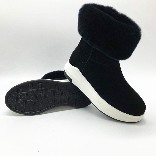 boots 100% real fur genuine leather snow flat platform winter warm women ankle femal shoes black gray big size 33-431
boots 100% real fur genuine leather snow flat platform winter warm women ankle femal shoes black gray big size 33-431