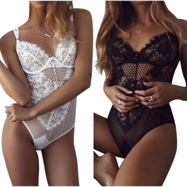 bodysuit erotic lace onesies one-piece playsuit women halter temptation perspective black white rompers jumpsuit wholesale
bodysuit erotic lace onesies one-piece playsuit women halter temptation perspective black white rompers jumpsuit wholesale