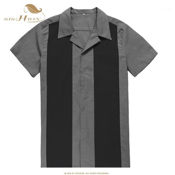 sishion 2020 short sleeve work men shirt st108 plus size 3xl bowling shirt for men cotton summer blouse1, White;black
sishion 2020 short sleeve work men shirt st108 plus size 3xl bowling shirt for men cotton summer blouse1, White;black