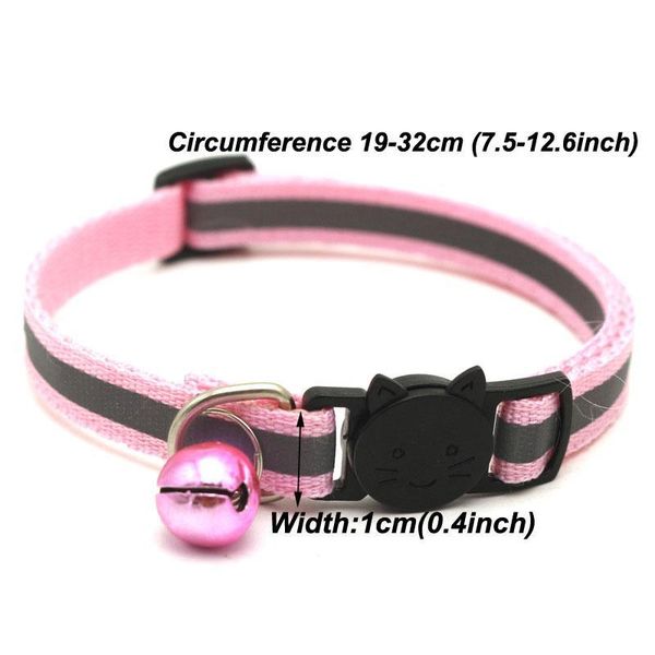 useful round pet collars reflective bell cat face adjustable size pet necklace neck strap safety buckle cat dog l bbymmn packing2010
useful round pet collars reflective bell cat face adjustable size pet necklace neck strap safety buckle cat dog l bbymmn packing2010