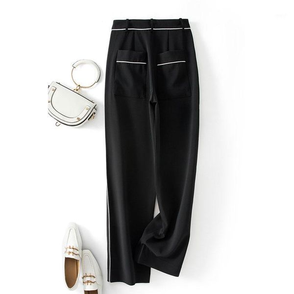 women's pants & capris high sports casual women's simple all-match slimming straight flab hiding with white stripes wide-leg1, Black;white
women's pants & capris high sports casual women's simple all-match slimming straight flab hiding with white stripes wide-leg1, Black;white