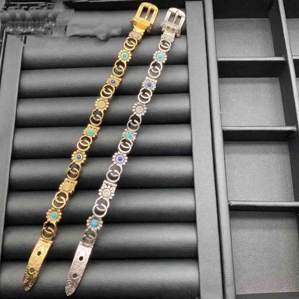 2022 latest factory wholesale watch chain new brass daisy turquoise fashion net red same bracelet, Black
2022 latest factory wholesale watch chain new brass daisy turquoise fashion net red same bracelet, Black