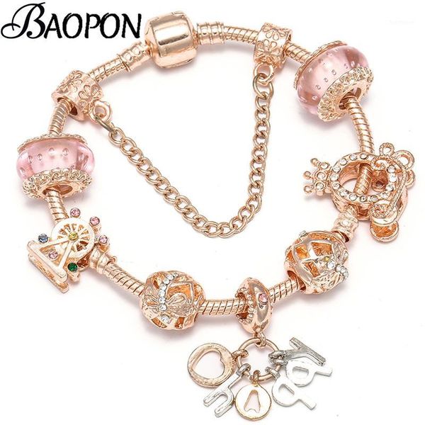 baopon european style vintage crystal charm bracelets women fit original diy fine bracelet bangle fashion jewelry gift1, Golden;silver
baopon european style vintage crystal charm bracelets women fit original diy fine bracelet bangle fashion jewelry gift1, Golden;silver