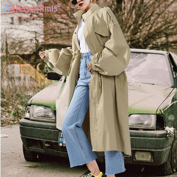 aelegantmis women autumn new long light trench coat female loose casual long overcoat female oversized korean windbreaker coats1, Tan;black
aelegantmis women autumn new long light trench coat female loose casual long overcoat female oversized korean windbreaker coats1, Tan;black