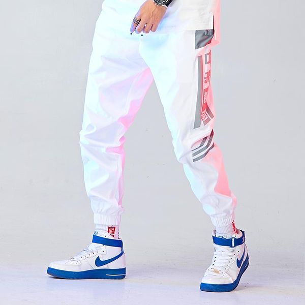 men's pants mens cargo trousers men spring reflective ankle-length sweatpants fashion street wear loose plus size, Black
men's pants mens cargo trousers men spring reflective ankle-length sweatpants fashion street wear loose plus size, Black