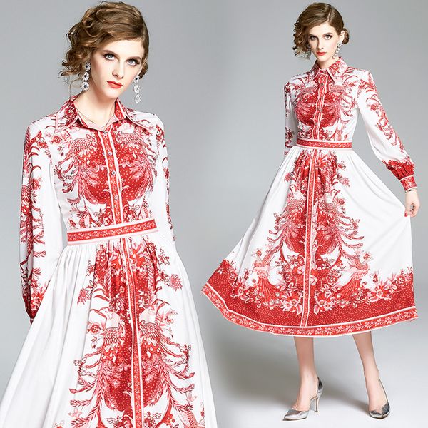 2021 new fashion designer women vintage pleated flower butterfly print long sleeve button casual midi ladies shirt 6sxg, Black;gray
2021 new fashion designer women vintage pleated flower butterfly print long sleeve button casual midi ladies shirt 6sxg, Black;gray