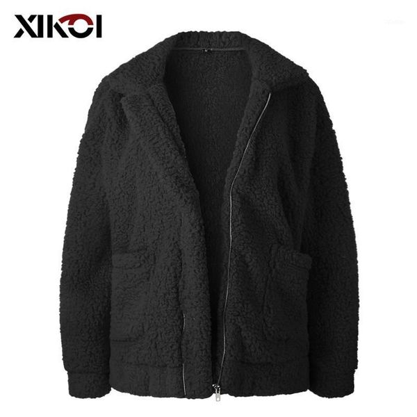 xikoi fluffy women faux fur coats autumn winter s-3xl warm soft zipper fur jackets women streetwear plush overcoat outerwear1, Black
xikoi fluffy women faux fur coats autumn winter s-3xl warm soft zipper fur jackets women streetwear plush overcoat outerwear1, Black