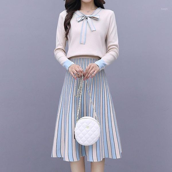 2020 new fashion knitted dress women vintage striped fall winter bow collar slim elastic a-line ladies sweater dress vestidos1, Gray
2020 new fashion knitted dress women vintage striped fall winter bow collar slim elastic a-line ladies sweater dress vestidos1, Gray