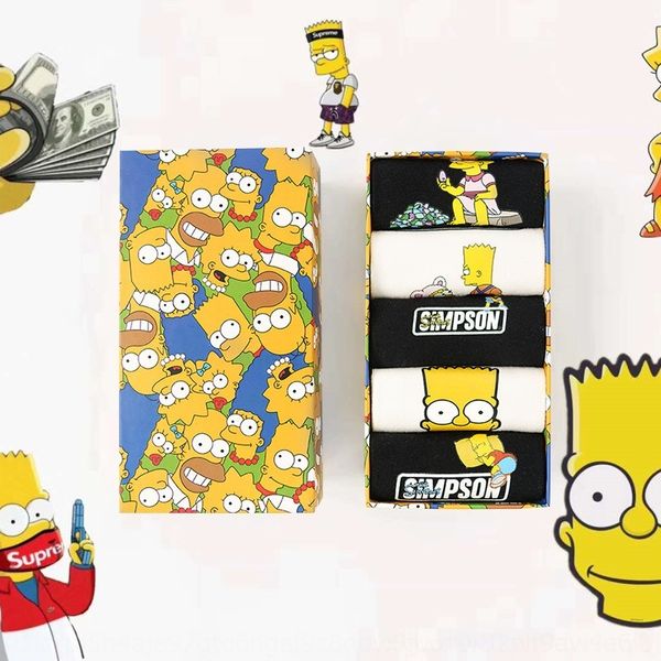 owdxg simpson's boxed cartoon women's short socks shallow mouth boat cotton boat socks cotton bzkib tube, Black
owdxg simpson's boxed cartoon women's short socks shallow mouth boat cotton boat socks cotton bzkib tube, Black