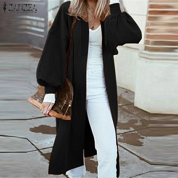 zanzea women 2019 autumn winter ladies lantern sleeve jackets long coats solid chaqueta mujer thicken outwear casaco overcoat1, Black;brown
zanzea women 2019 autumn winter ladies lantern sleeve jackets long coats solid chaqueta mujer thicken outwear casaco overcoat1, Black;brown