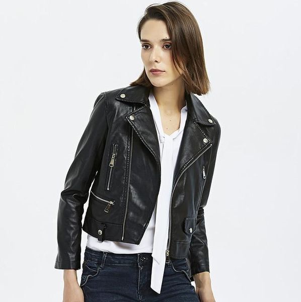women's leather & faux ladies pu fashion spring autumn black red coat women slim moto biker jacket female jaquetas feminino1
women's leather & faux ladies pu fashion spring autumn black red coat women slim moto biker jacket female jaquetas feminino1