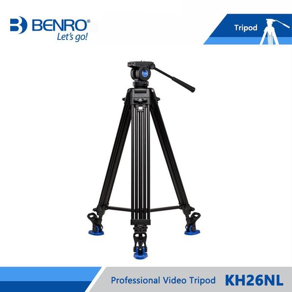 benro kh26nl kh-26nl video tripod professional aluminum video camera tripod hydraulic head max loading 5kg dhl ing
benro kh26nl kh-26nl video tripod professional aluminum video camera tripod hydraulic head max loading 5kg dhl ing