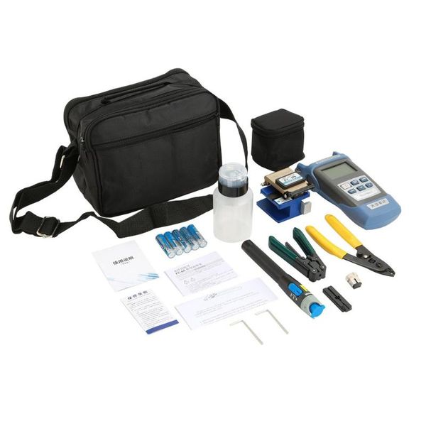 fiber optic equipment practical ftth tool kit with fc-6s cleaver and optical power meter 5km visual fault locator stripper
fiber optic equipment practical ftth tool kit with fc-6s cleaver and optical power meter 5km visual fault locator stripper