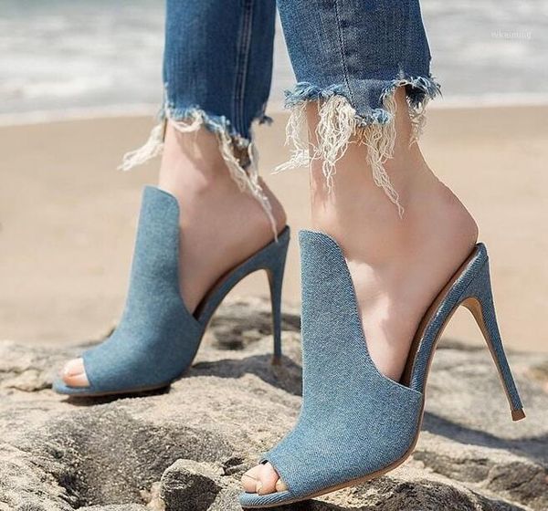 sandals peep toe high heel sandal summer denim blue jean thin heels shoes woman super dress nude1, Black
sandals peep toe high heel sandal summer denim blue jean thin heels shoes woman super dress nude1, Black