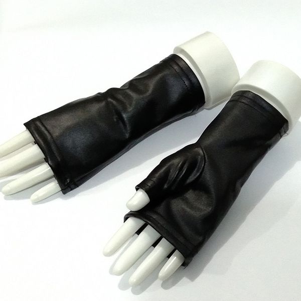 fashion female thin pu leather punk dance women half finger non-slip driving fingerless nightclub show gloves s89, Blue;gray
fashion female thin pu leather punk dance women half finger non-slip driving fingerless nightclub show gloves s89, Blue;gray