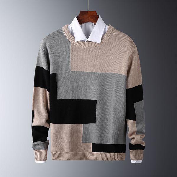 2021 new slim sweaters cotton long sleeve round collar male warm pullovers mens casual sweater fit knitted patchwork color new 031e, White;black
2021 new slim sweaters cotton long sleeve round collar male warm pullovers mens casual sweater fit knitted patchwork color new 031e, White;black