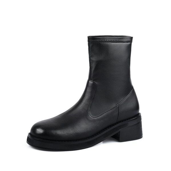 boots cow leather ladies round toe thick high heels platform ankle vintage autumn winter party working shoes woman, Black
boots cow leather ladies round toe thick high heels platform ankle vintage autumn winter party working shoes woman, Black