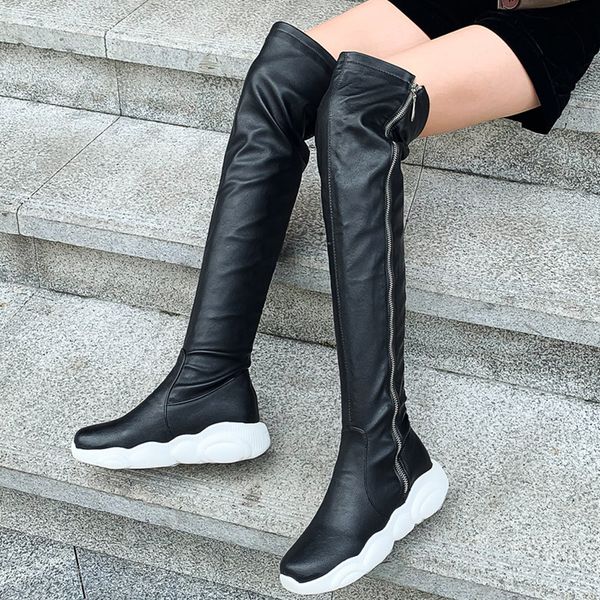 black platform over the knee boots women thigh high boots ladies flat waterproof autumn winter long boots white lj201130
black platform over the knee boots women thigh high boots ladies flat waterproof autumn winter long boots white lj201130