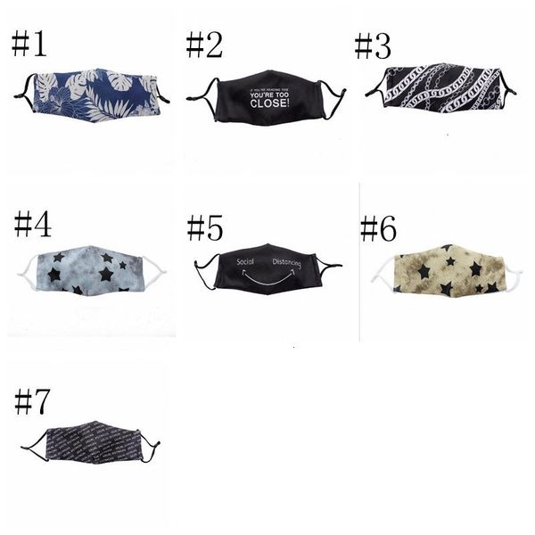dustproof cotton 7 outdoor styles keep distance anti fog reusable mouth mask protective face masks yya352 bqda#
