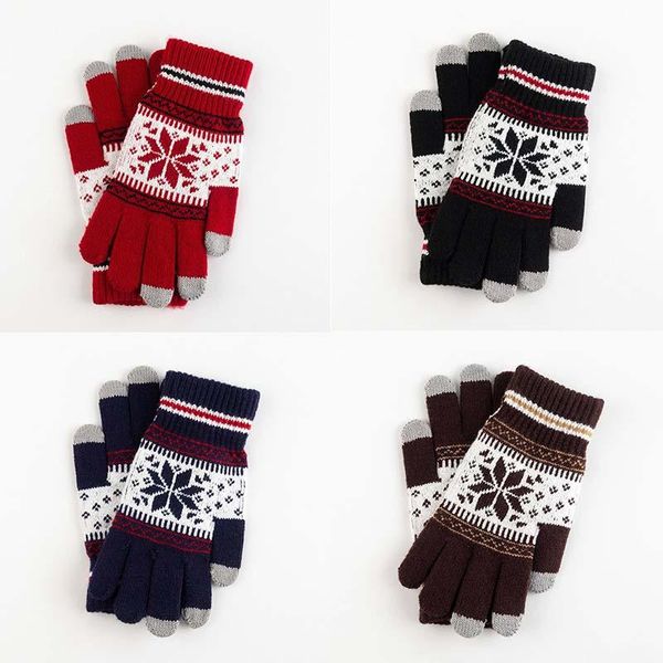 gloves warm snowflake winter fairisle knitted adults ladies design soft womens, Blue;gray
gloves warm snowflake winter fairisle knitted adults ladies design soft womens, Blue;gray
