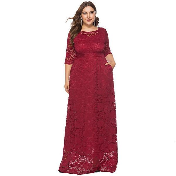 elegant women crochet lace maxi long dress o-neck 3/4 sleeve side pocket prom party dress white 6xl plus size dresses, Black;gray
elegant women crochet lace maxi long dress o-neck 3/4 sleeve side pocket prom party dress white 6xl plus size dresses, Black;gray