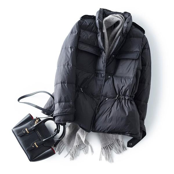 2020 new winter women ultralight down jacket white duck down coat long sleeve warm parka female double breasted outwear, Black
2020 new winter women ultralight down jacket white duck down coat long sleeve warm parka female double breasted outwear, Black