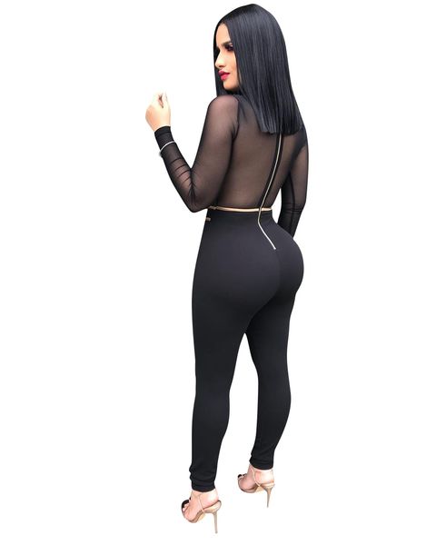 womens european and american mesh corns lace-up jumpsuit womens club wear, Black;white
womens european and american mesh corns lace-up jumpsuit womens club wear, Black;white