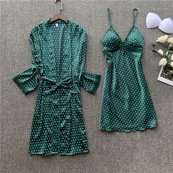 casual satin nightgown 2pcs nighty&robe suit women nightdress sleepwear intimate lingerie kimono bathrobe gown homewear1, Black;red
casual satin nightgown 2pcs nighty&robe suit women nightdress sleepwear intimate lingerie kimono bathrobe gown homewear1, Black;red