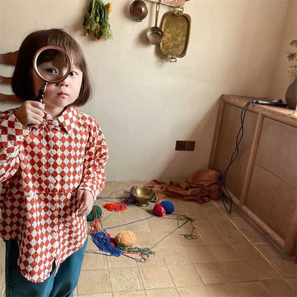 milancel autumn kids clothes korean shirt long sleeve blouse plaid boys tees girls casual children clothing 220125, White;black
milancel autumn kids clothes korean shirt long sleeve blouse plaid boys tees girls casual children clothing 220125, White;black