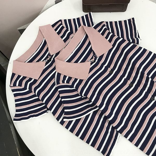 hyg0l lapel style striped knitwear korean short-sleeved simple knitwear single-breasted fashion new casual western style 3.26 7hvko, White;black
hyg0l lapel style striped knitwear korean short-sleeved simple knitwear single-breasted fashion new casual western style 3.26 7hvko, White;black