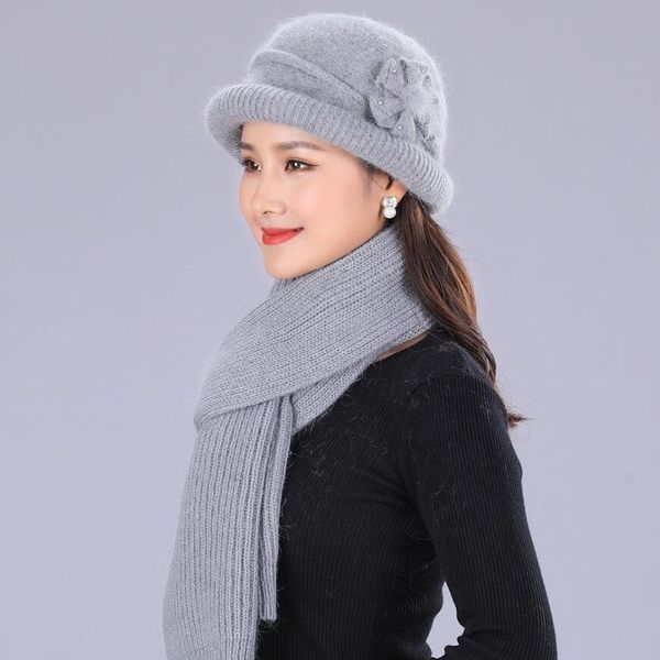 bing yuan hao xuan flower knitted hat female solid color scarf and hats womens winter thick warm beanies ms. middle age caps y201024, Blue;gray
bing yuan hao xuan flower knitted hat female solid color scarf and hats womens winter thick warm beanies ms. middle age caps y201024, Blue;gray